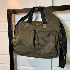 Swissgear business briefcase laptop bag nylon & leather multiple pockets (3=20%)